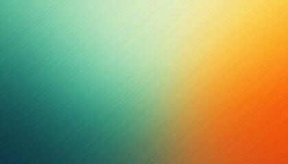 Obraz premium Orange and teal abstract background, digital painting.
