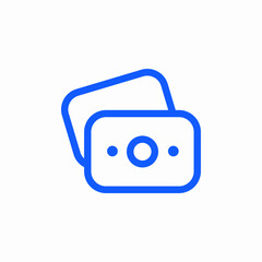 cash money icon sign vector