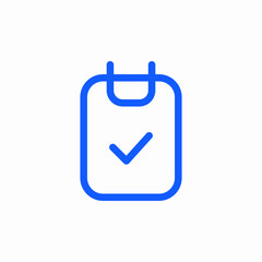 checklist icon icon sign vector