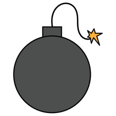 Bomb icon Vector Design