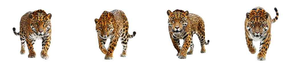 Majestic Jaguars Striding Forward With