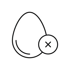 No egg Vector icon
