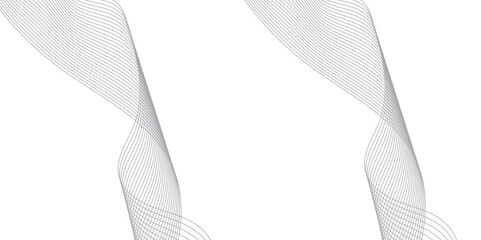 Seamless Wave Line Pattern Isolated on White Background – Abstract Vector Design for Futuristic Tech Presentations, Blockchain Graphics, and Web or Mobile Interface Backgrounds
