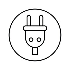 electric plug and socket icon