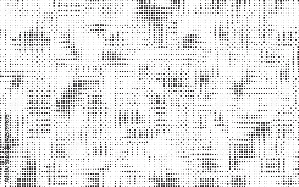 Aufkleber grunge halftone black dot texture background. halftone effect vector background. vector illustrator.
