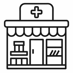 vector illustration of a store