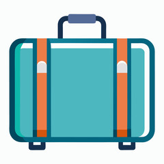 vector illustration of a suitcase