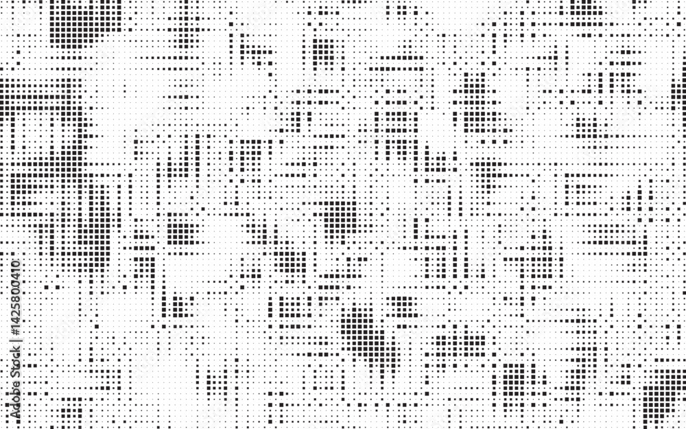 Aufkleber abstract grunge halftone background. retro comic grain pixel texture. dots cartoon wallpaper. pop ar