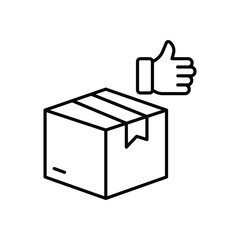 Reliable Delivery  Vector icon