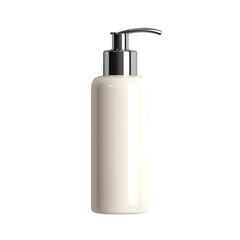 Isolated hand cream bottle on a white background