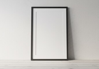 Elegant Black Frame Mockup  Perfect for Your Design Presentations