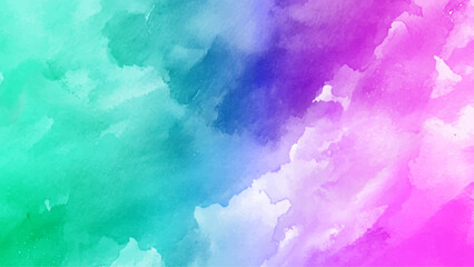 Clouds and sky with pastel colors sweet color with beautiful vector texter Bagron'd, Soft Gradient Watercolor Background for Creative Projects, Graphic image wallpaper good for use as presentation  