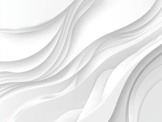 Obraz premium Abstract White Wave Background Texture