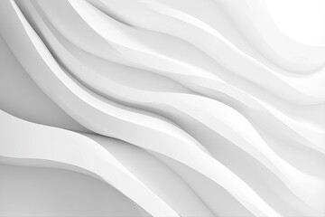 Obraz premium Abstract White Wave Background Texture