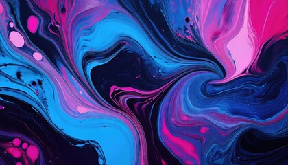 Marbled Abstraction A Vibrant Swirl of Color and Texture, Capturing the Essence of Artistic Innovation in a Mesmerizing Marbleized Masterpiece