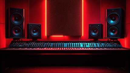 Modern recording studio