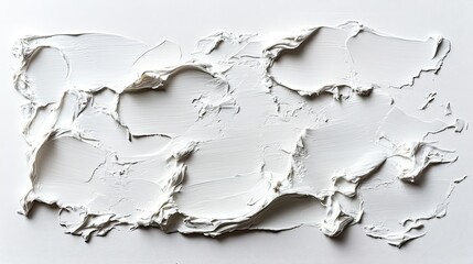 Obraz premium Artistic textured white surface composition studio image minimalist close-up contemporary aesthetics