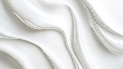 White Cream Swirl Texture Background