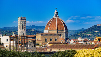 Fototapeta premium Florence in toscana on Arno River in italy
