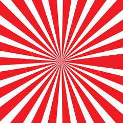 With, Red sunburst bacground