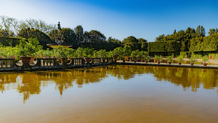 Florence in toscana on Arno River in italy