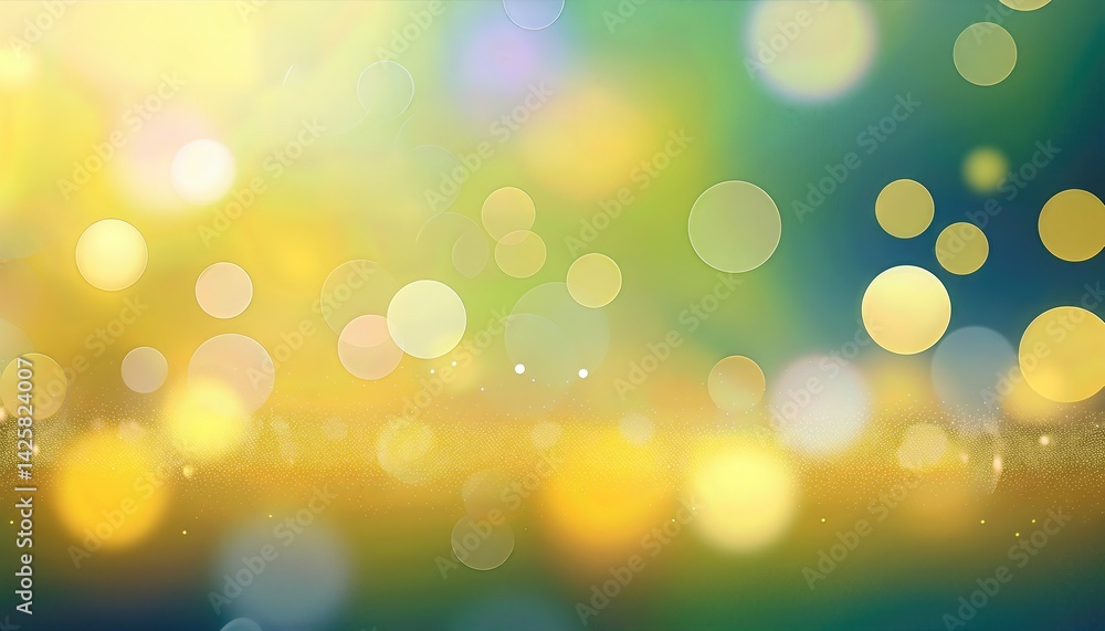 Poster natural ball bokeh backdrop with shimmering addition enchanting depth and rich colors illuminating t
