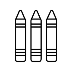 Illustration of crayons drawing crayon art coloring color pencil school supplies stationery design art