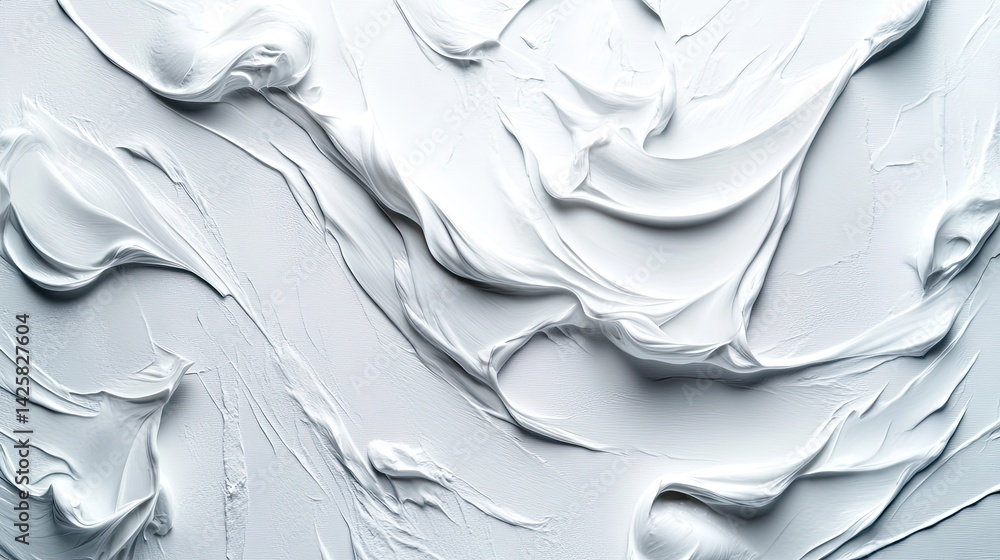 Poster artistic white texture studio abstract background minimalistic design horizontal view modern aesthet