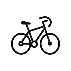 Fototapeta premium Doodle Icon of a Bicycle for Creative Design Projects
