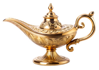 a purple lamp with a blue flame is blowing smoke isolated on white background PNG.AI GENERATED