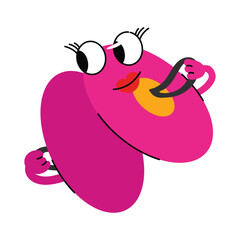 Cymbals vector Sticker. Eps 10 file