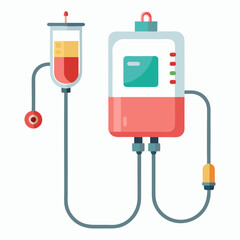 medical stethoscope on white background