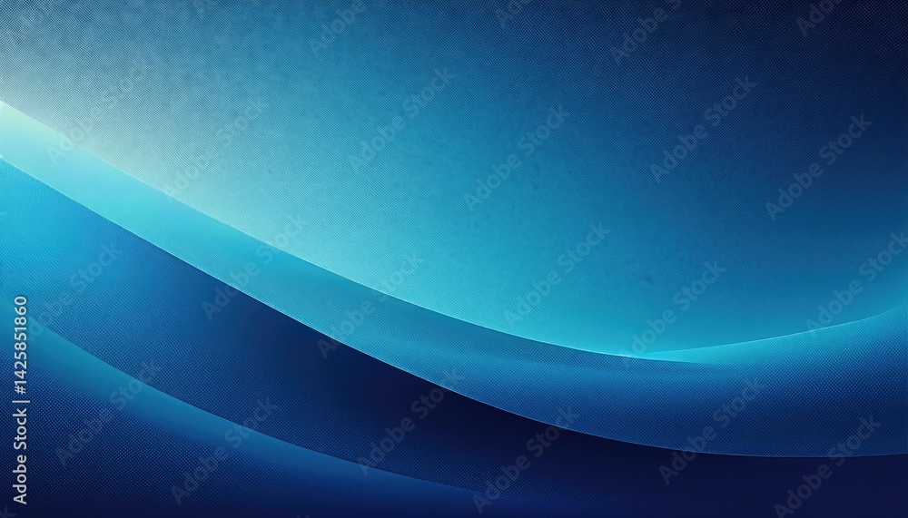 Poster grainy motion abstraction vibrant blue gradient backdrop with rich textures invoking a sense of dept