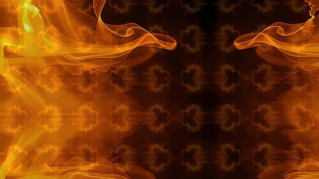 Abstract orange pattern with soft textures and gradients, creating a warm and inviting atmosphere