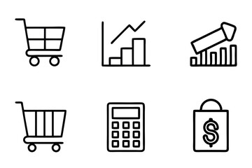business ecommerce finance accounting big set 9.eps