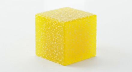 Bright yellow soap bar product photo