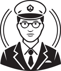 vector illustration of a soldier