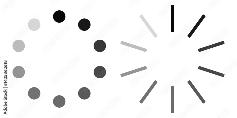 Poster loading icon vector. loading icon on white background, vector illustration.