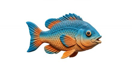 Fototapeta premium Colorful fish illustration