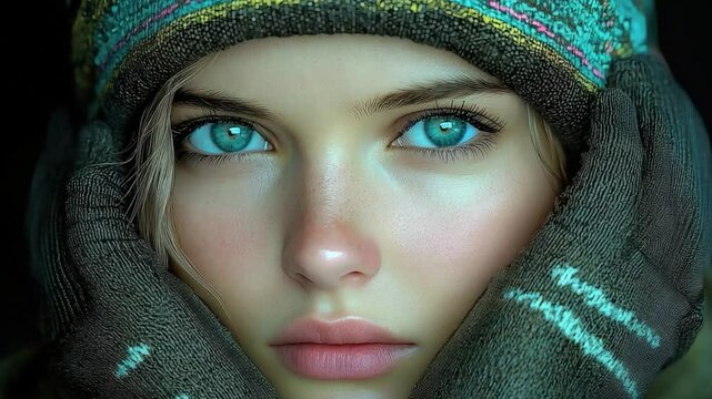 Emotional portraits, storytelling through faces, intense gazes, artistic depth.