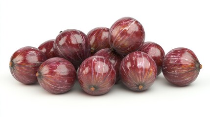Obraz premium Pile of plump, dark red berries