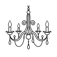 elegant chandelier ornate candelabra design baroque