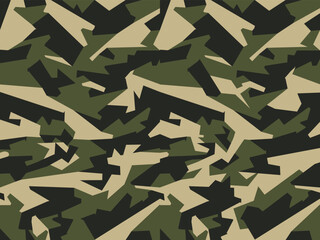 seamless camouflage pattern for army uniform
