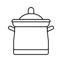 household stove top line art vector on white background