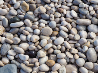 Textura de piedras de mar. Guijarros