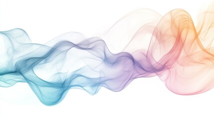 Abstract flowing smoke design
