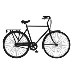 Fototapeta premium Bicycle in a minimalist design for cycling and urban lifestyle themes