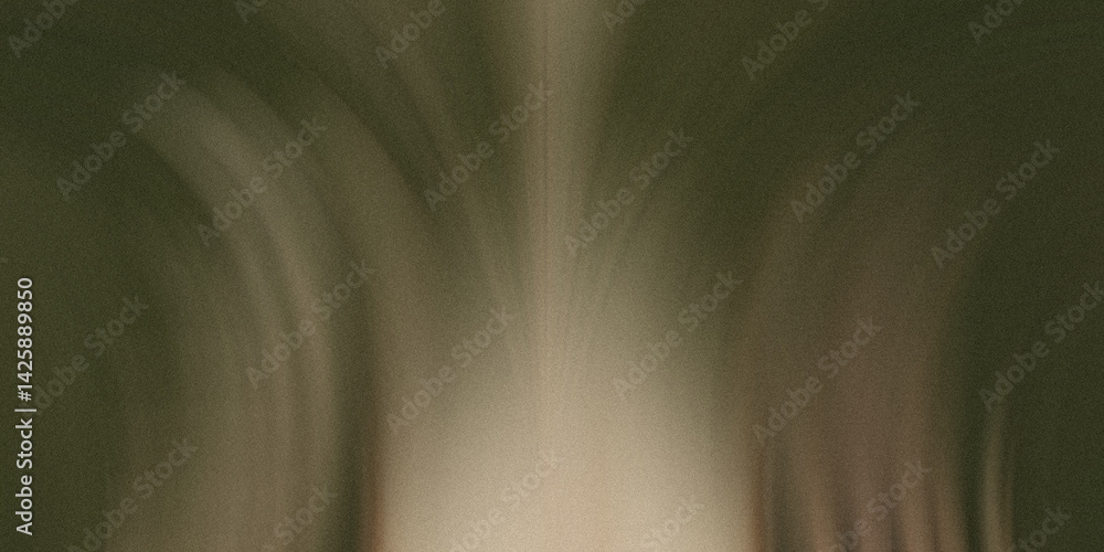 Poster an abstract blurred background with shades of green and beige creating a soft and dreamy atmosphere