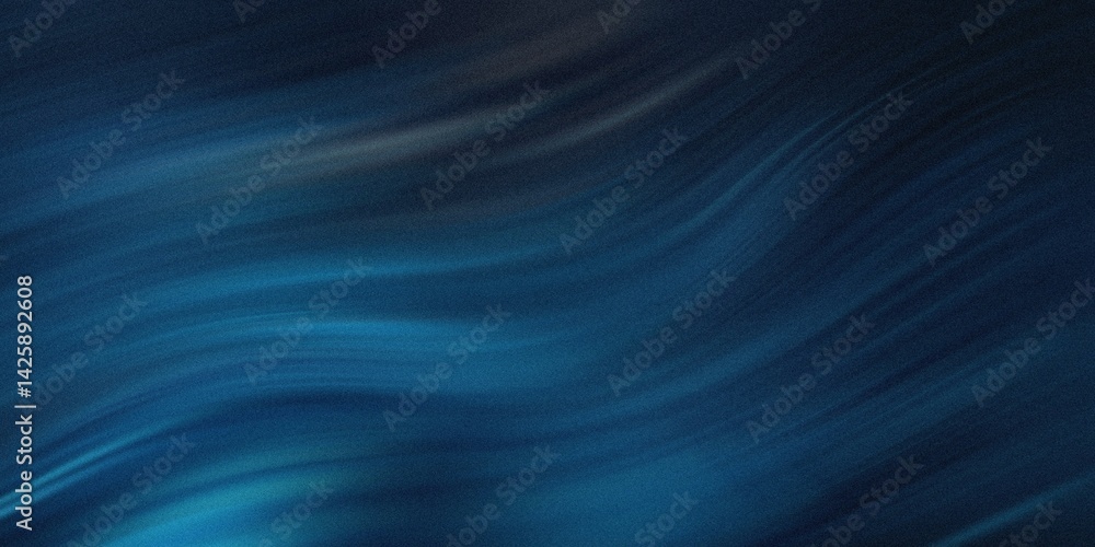 Poster abstract blue and dark gradient background with blurred effect creating a dreamy and ethereal atmosp