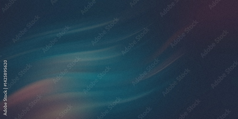 Poster an abstract image featuring a blend of dark blues and teals with subtle cloudlike formations visible